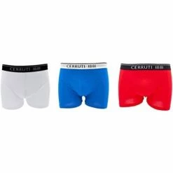 Cerruti 1881 Fantaisie for Boxers Couleur Bleu Marine, Blanc, Rouge
