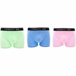 Cerruti 1881 Fantaisie for Boxers Couleur Rose, Bleu Vista, Vert