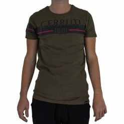 Cerruti 1881 Bande for T-shirts & Polos Couleur Kaki
