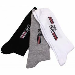 Cerruti 1881 Tennis for Chaussettes et collants Couleur Noir, Gris, Blanc