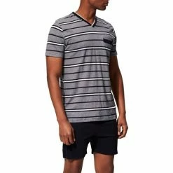 Cerruti 1881 Pyjashort for Pyjamas Couleur Rayures Bleu/Blanc